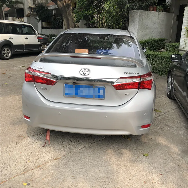 Спойлер для TOYOTA Corolla 2012-2016 высококачественный спойлер из АБС-пластика заднего