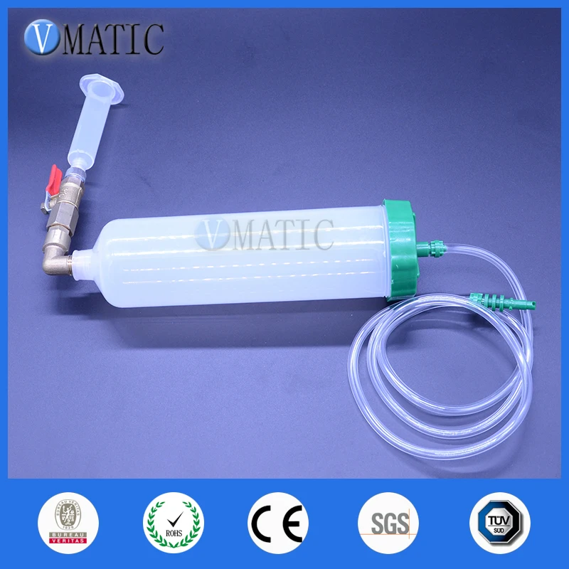 

Free Shipping Glue Prefill Project 1Pc 300cc/ml Pneumatic Syringe With Barrel Adapter + 1Pc 30cc/ml Syringe + Connection Switch