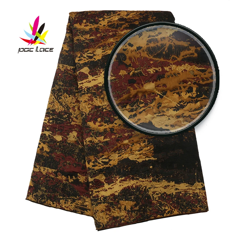 Африканская кружевная ткань Высококачественная парчовая хит продаж жаккардовая