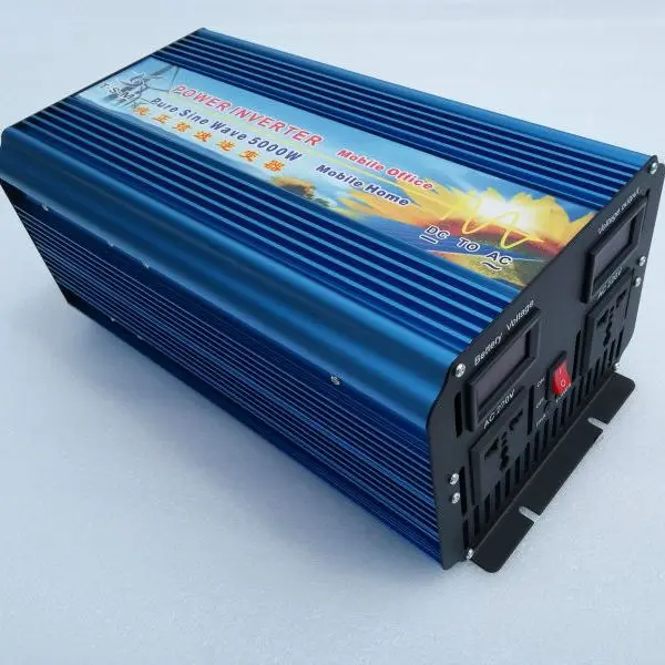 Немодулированный солнечный инвертор 5000 Вт/10000 Вт постоянный ток 12 В в переменный
