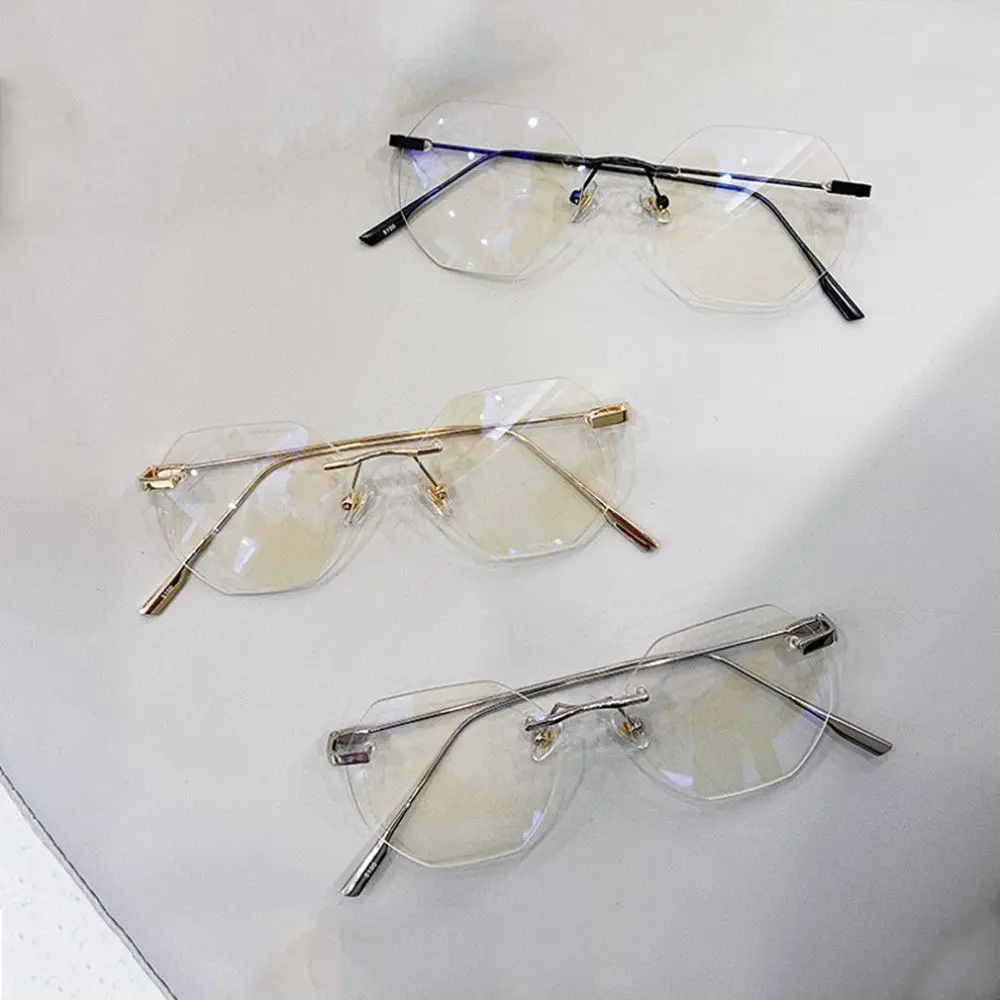 

Fashion Portable Ultra Light Vintage Computer Goggles Optical Frame Anti-Blue Light Glasses Metal Eyeglasses