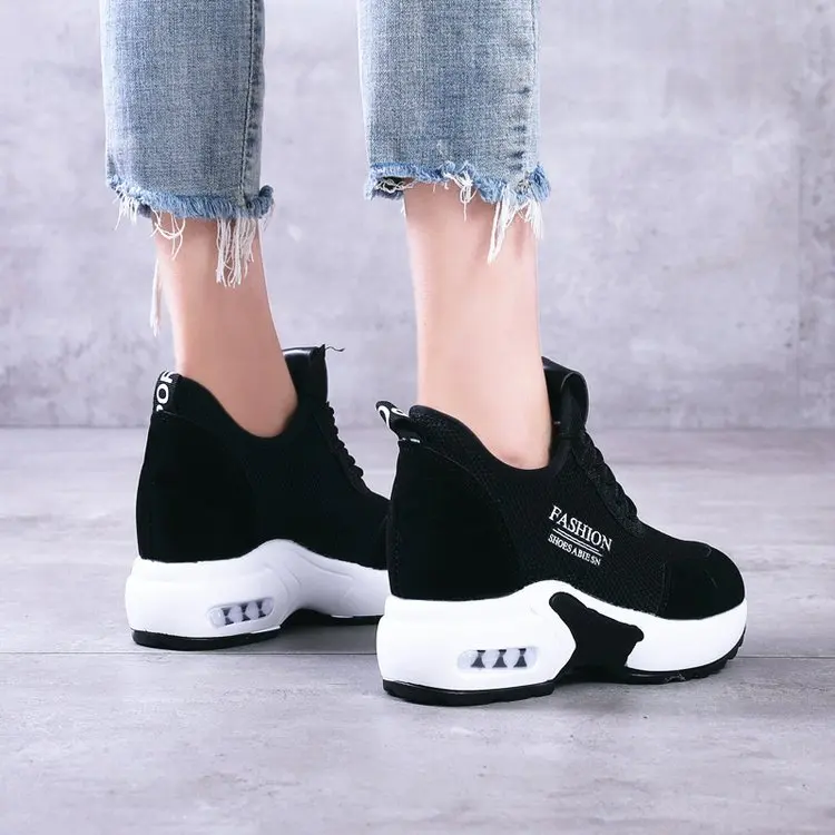 Кроссовки AGUTZM женские сетчатые дышащие на шнуровке Вулканизированная подошва