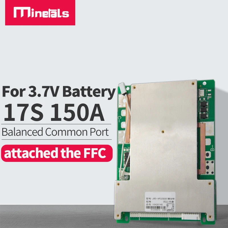 BMS PCM balance 17s 60v Li-Ion 150a сохраненный энергетический инвертор туристический