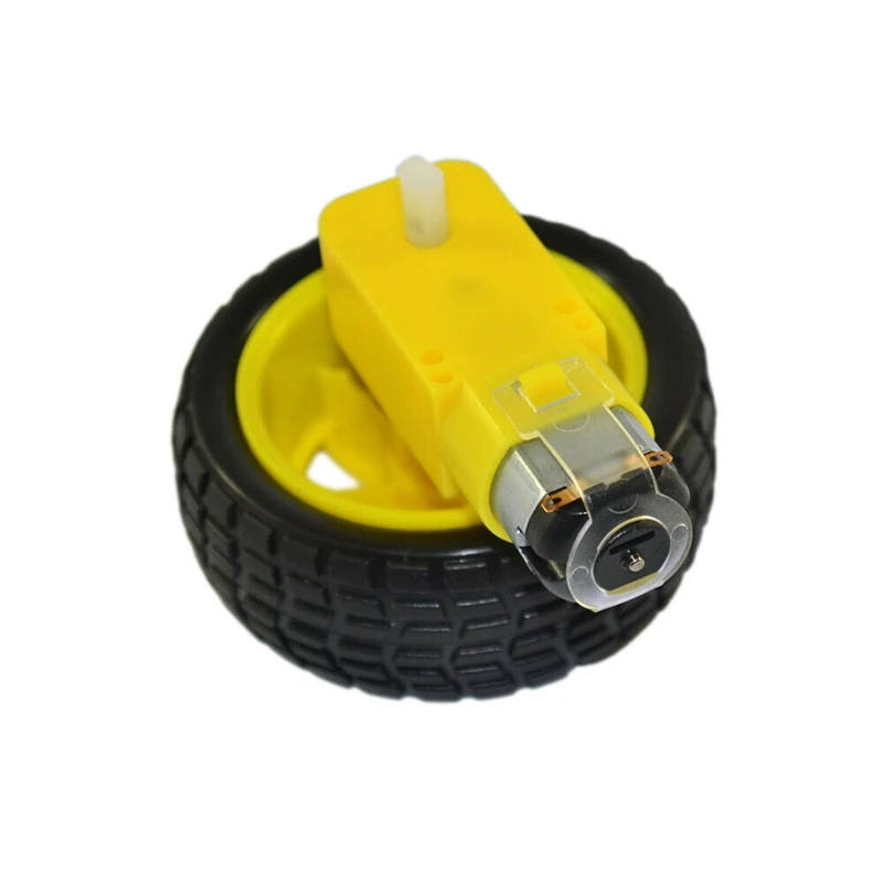 DC 3 V-6 V мотор с зубчатой передачей TT + комплект колес для Arduino DIY умный автомобиль