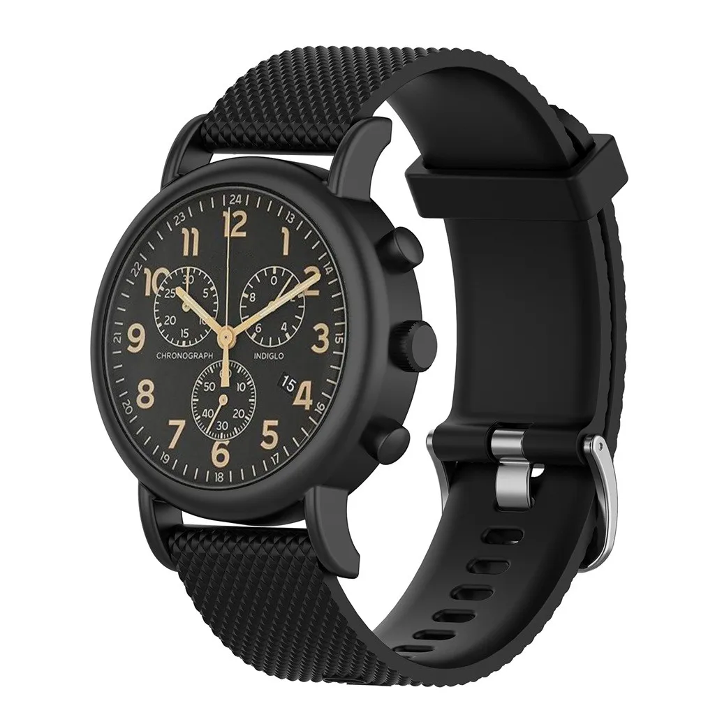 Спортивный силиконовый ремешок Ouhaobin для браслета Timex Weekender/ Expedition на запястье 20 мм