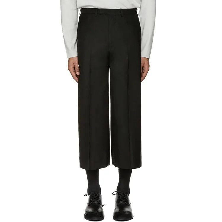 Мужская одежда GD стильные модные Подиумные уличные прямые брюки с широкими