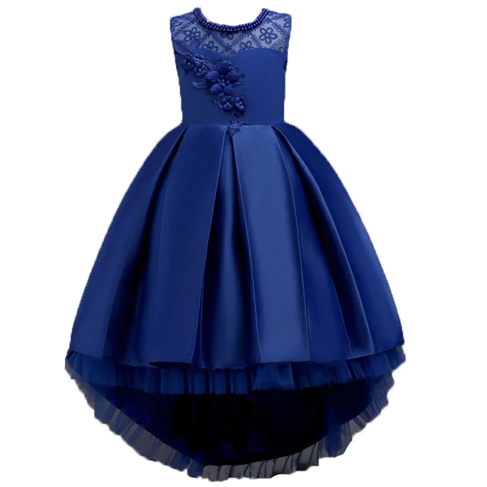 Женское кружевное платье с цветочным кружевом для девочек-подростков | Детская