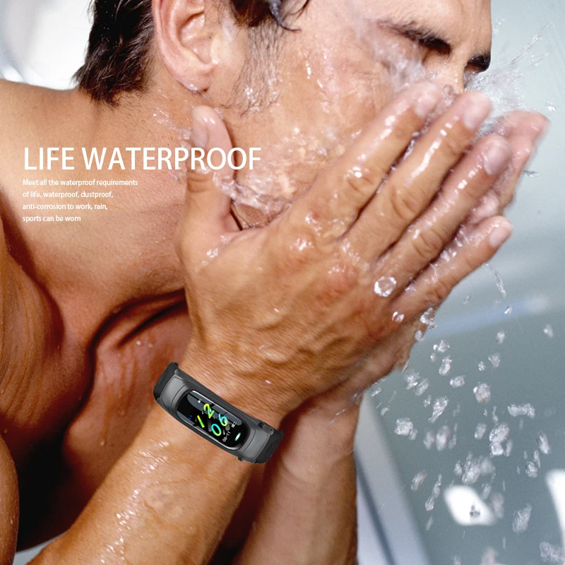 

Sport Headset Watch Smart Watch With Earphone Heart Rate Sleep Monitor Bluetooth Call Music Smart Watch 0.96 Inches Touch Screen