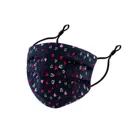 Стирающаяся Регулируемая хлопковая маска для лица с цветочным принтом для взрослых и женщин, унисекс, модная Регулируемая защитная маска для лица