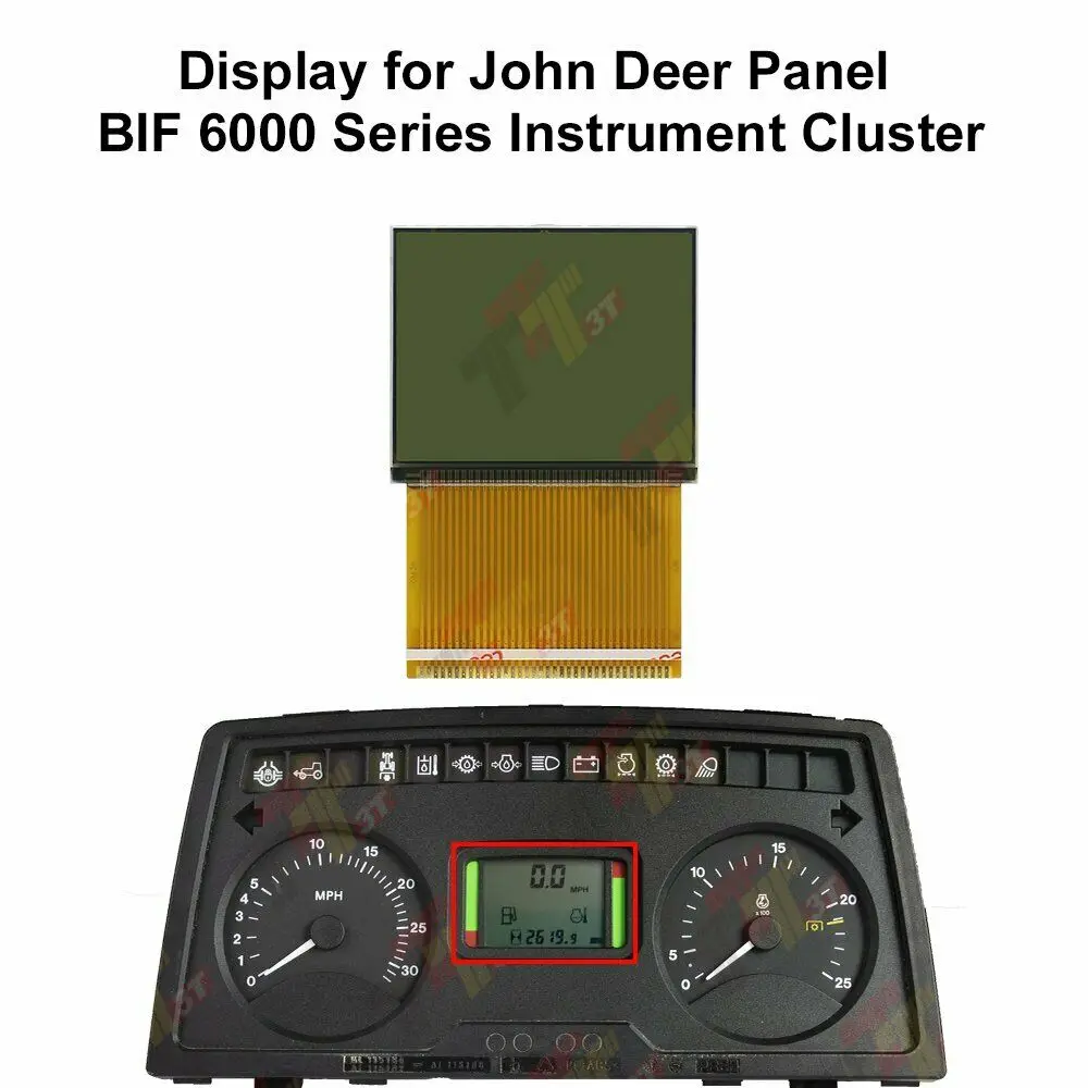 Dashboard LCD Display for John Deere Panel BIF 6000 Series Instrument Cluster 6320 6430 7320