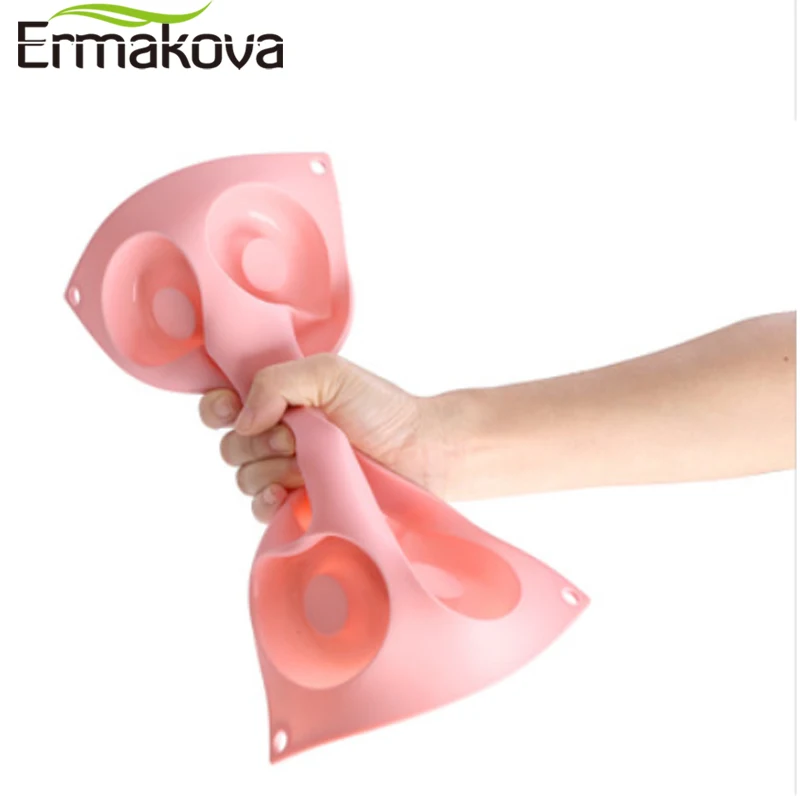 Антипригарная силиконовая форма для пончиков ERMAKOVA печенья и тортов Легкая