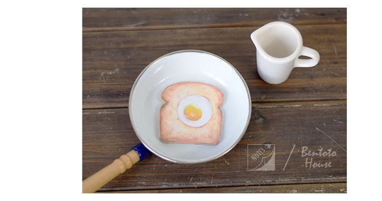 cute foods shape memo sticker pad toast Chinese bun biscuit noodles design interesting stationery stickers