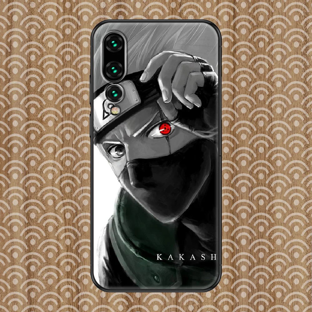 

Hatake Kakashi Uchiha Sasuke Phone case For Huawei P Mate P10 P20 P30 P40 10 20 Smart Z Pro Lite 2019 black pretty hoesjes art