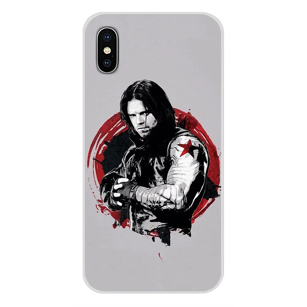 Американская гражданская война Зимний Солдат Bucky ТПУ силиконовый чехол для Samsung