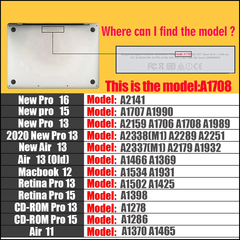 Защитный силиконовый чехол для клавиатуры MacBook Pro 13/15/16 дюйма M1 A2338A1706A2159 Air13 &quot