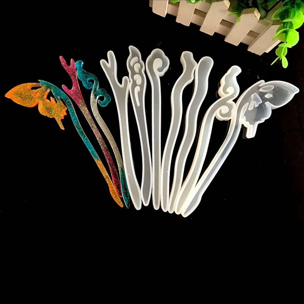 Новинка 2020 прозрачная Шпилька силиконовая форма ювелирное изделие в виде