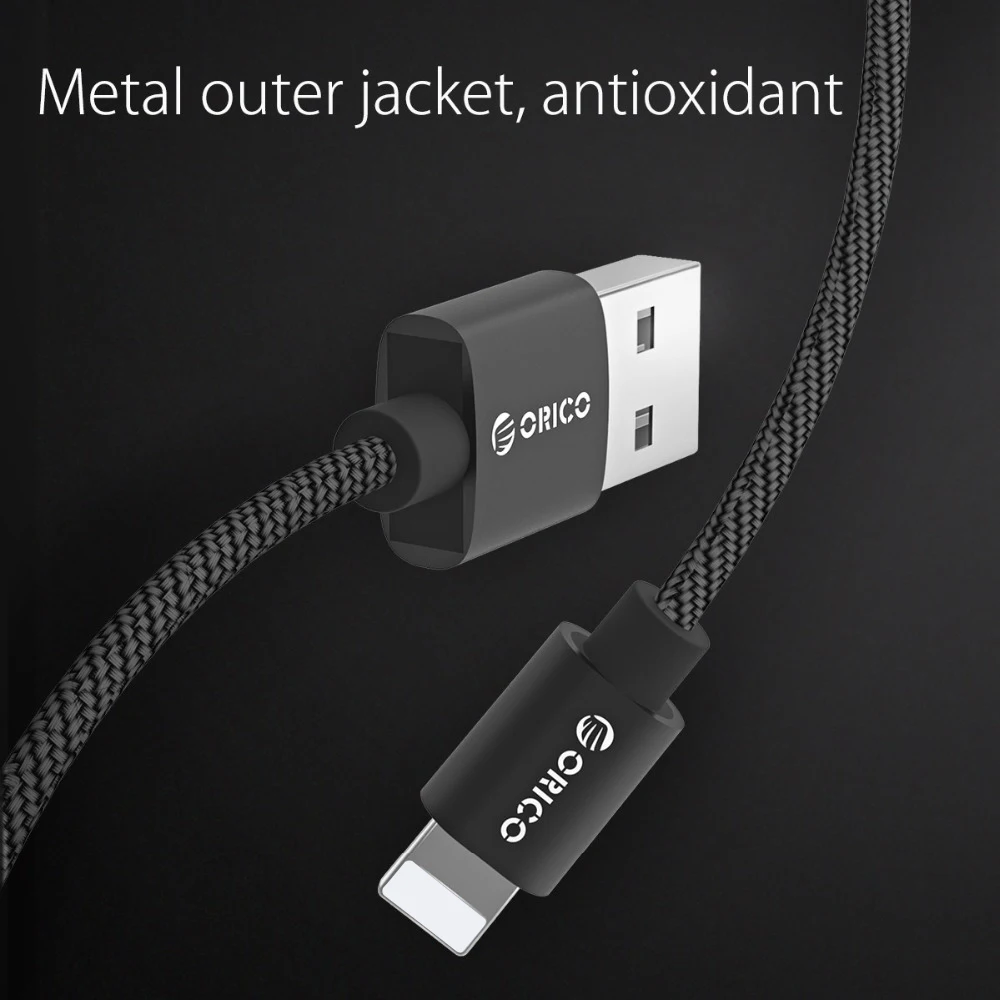 ORICO USB кабель TYPE A для освещения синхронизации данных зарядное устройство адаптер