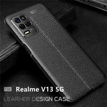 For Cover OPPO Realme Q3 5G Case For Realme Q3 5G Capas Soft Shockproof Bumper TPU Leather For Fundas Realme Q3 Q3i 5G Cover 6.5