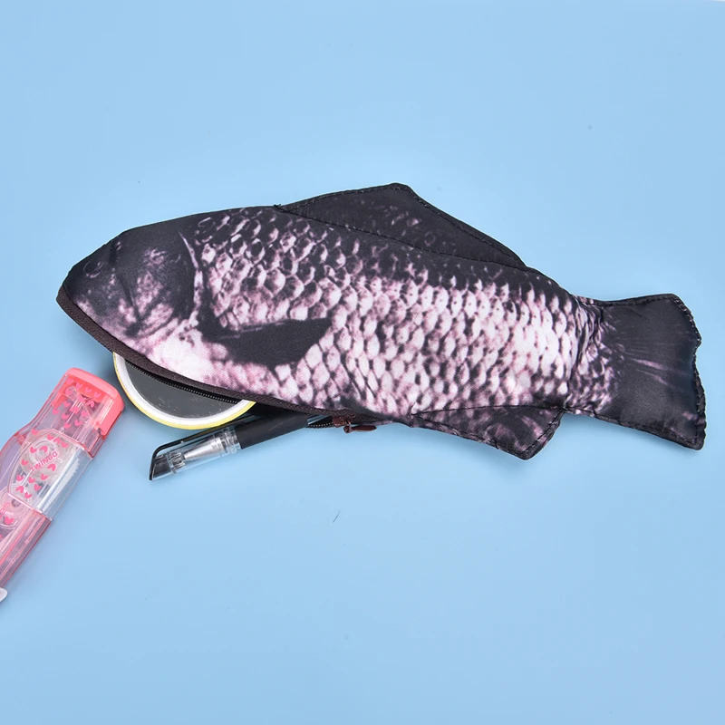 

1pc Creative Fish Pencil Box Large Capacity Upgrades Pen Case School Funny Gift Fountain Pen Bag School Supplies