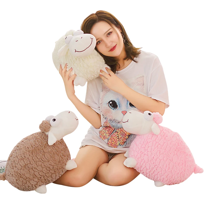 

New 1PC 4 Colors Sheep Cute Alpaca Plush Toys Soft Plush Alpacasso Alpaca Dolls Stuffed Animal Toy Children Birthday Gift