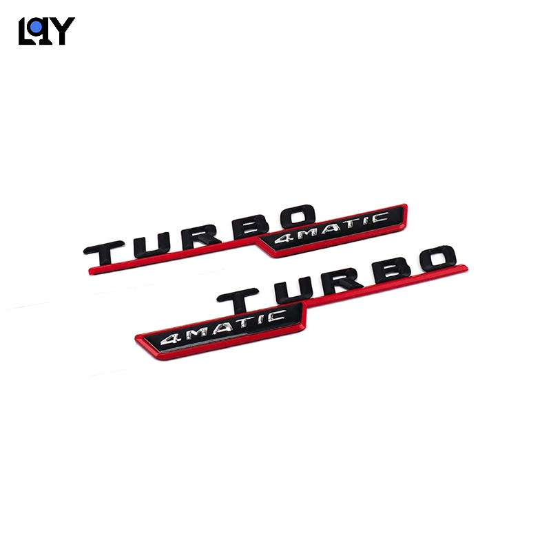 

2pc Auto Tuning Black white Car Fender ABS For BITURBO 4MATIC Mercedes Benz CLA W117 W212 E63 W202 W205 W176 W207 Accessories
