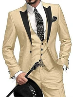 new arrival one button groomsmen peak lapel groom tuxedos men suits weddingprom best blazer jacketpantsvesttie c317