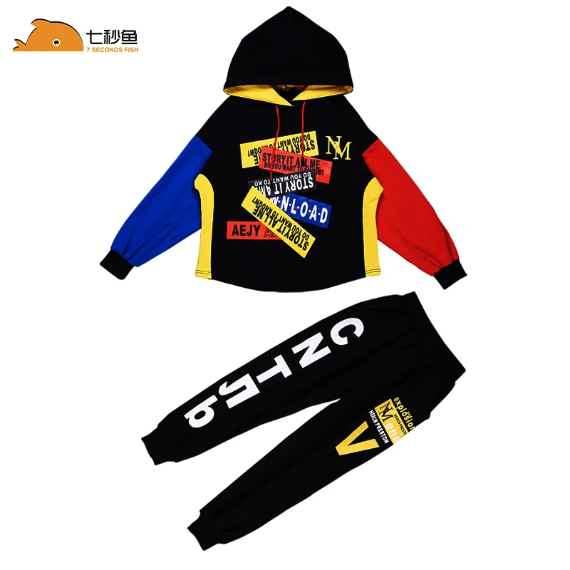 boy clothes 2020 new Hip-hop street dance boys fall outfits 3 5 7 9 11 12 14 years kids children autumn sets | Детская одежда и