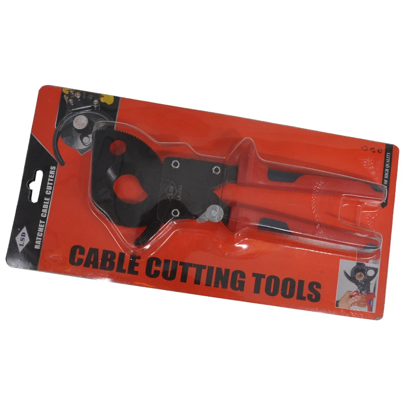 Резак для кабелей с храповым механизмом резки медно алюминиевых одножильный