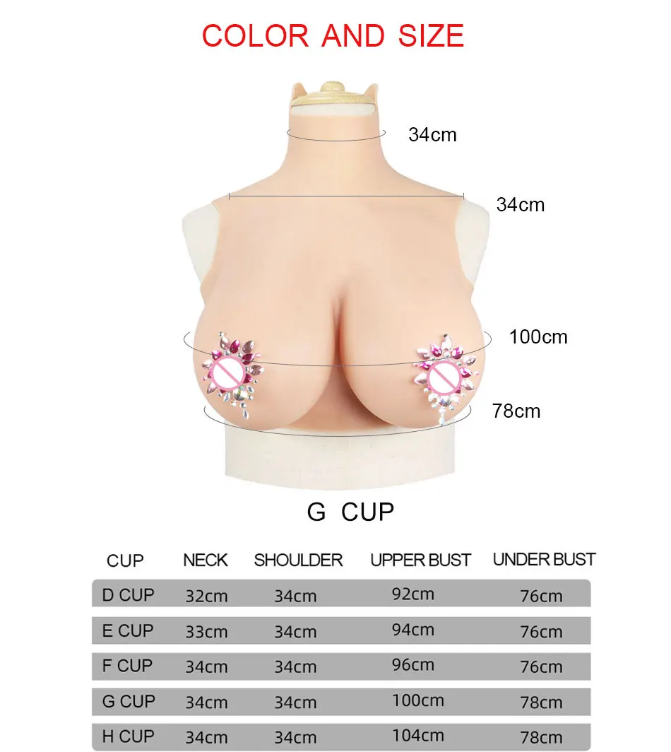 

Realistic fake breasts breast transvestites from the silicone breast form of instant enlargement and enlargement