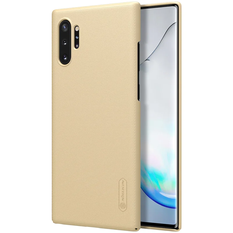 Золотой Для samsung Galaxy Note 10 Plus Nillkin супер матовый защитный жесткий чехол для samsung Note 10 Plus 9 8 7 FE Nilkin чехол для телефона - Цвет: Золотой