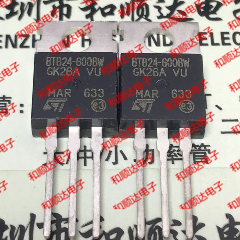 10 шт./лот BTB24 600BW двухполосный тиристорный новый спот до 220|Органайзеры для кабеля|