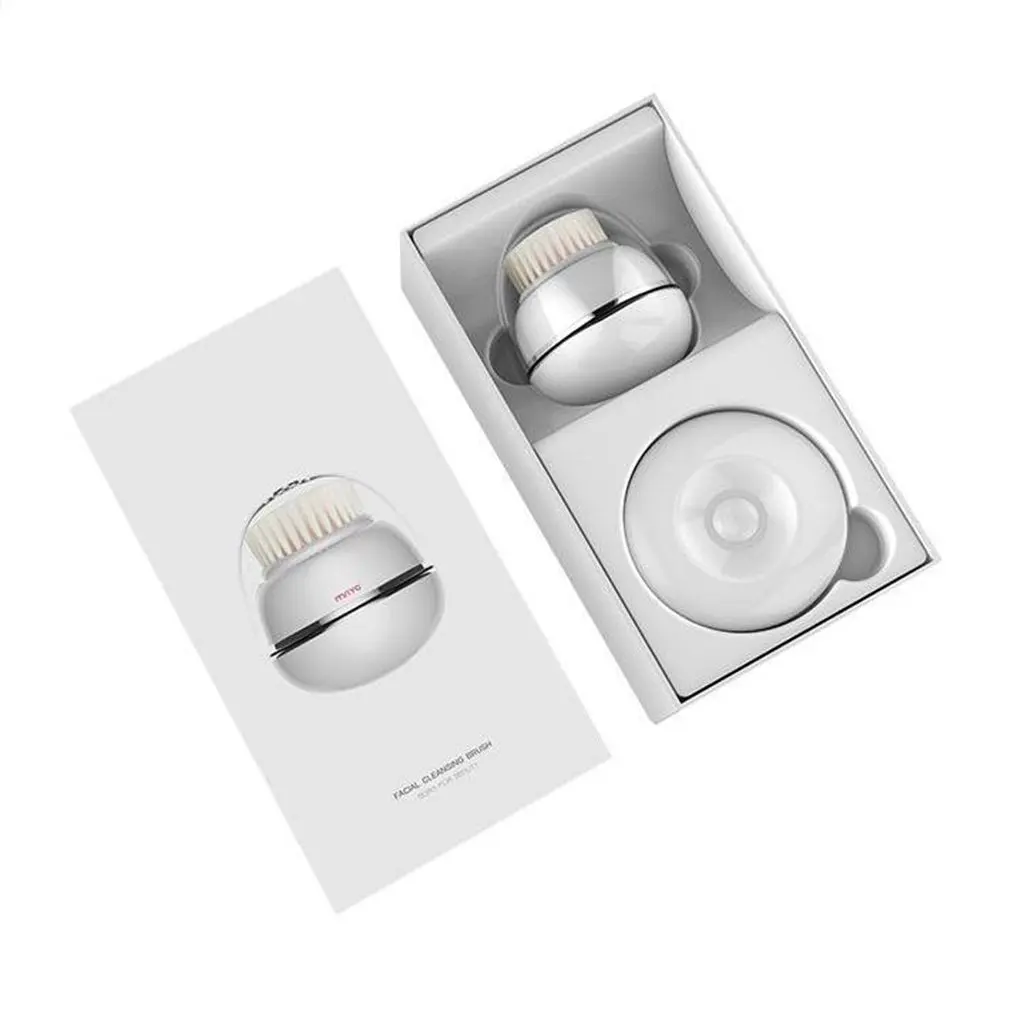 Goedkoop Ultrasone Gezicht Borstel Borstel Rode Golf Ultrasone Huid Reinigen Flexibele Borstel Facial Cleaning Massager