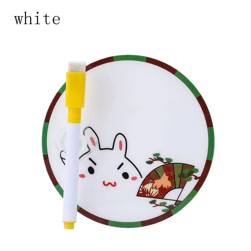 white 1 комплект наклейки на холодильник перезаписываемая доска для сообщений со стираемой ручкой холодильник Липкие заметки прекрасный стикер сообщений Декор холодильника - Цвет: white