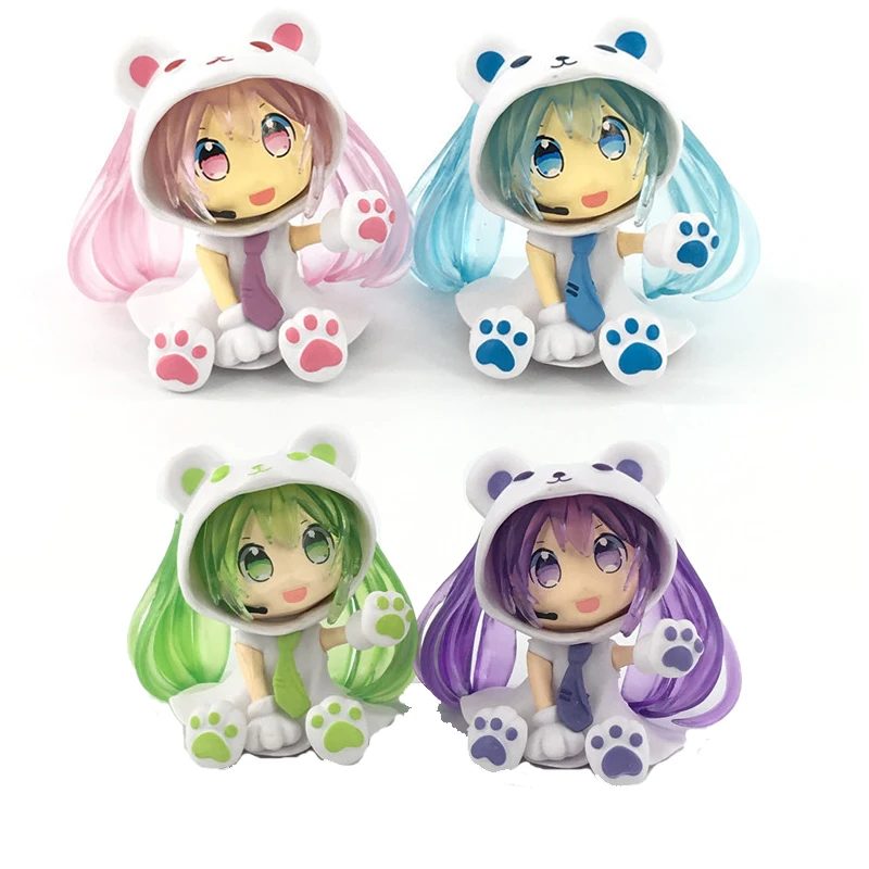 

Новая фигурка героя аниме Hatsune Miku, модель куклы, настольное украшение для автомобиля, детская игрушка на день рождения
