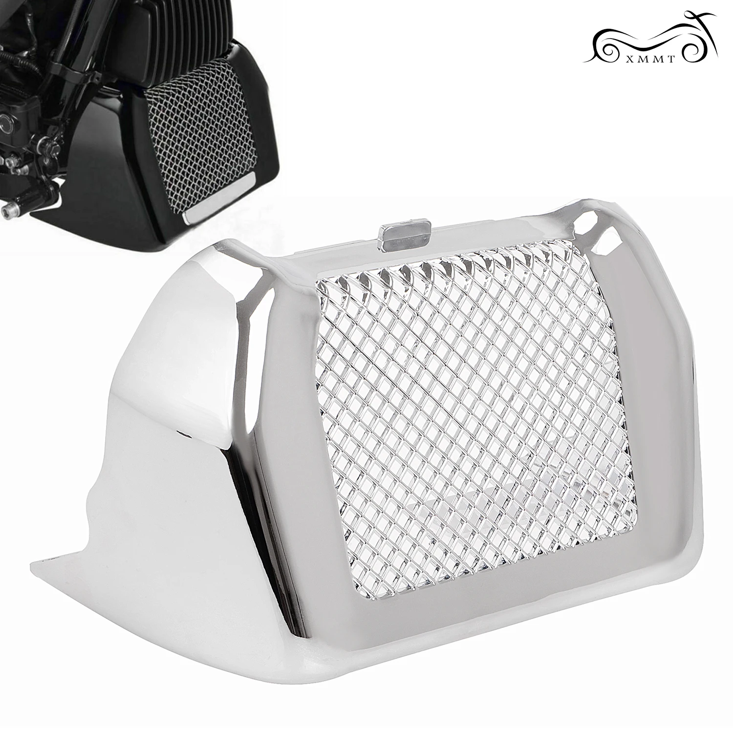 Хромированная Крышка масляного радиатора двигателя мотоцикла для Harley Touring