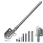 Многофункциональная тактическая лопата, военный погрузчик для активного отдыха, переносная уличная Лопата для внедорожника, складная лопата для выживания, Прямая поставка