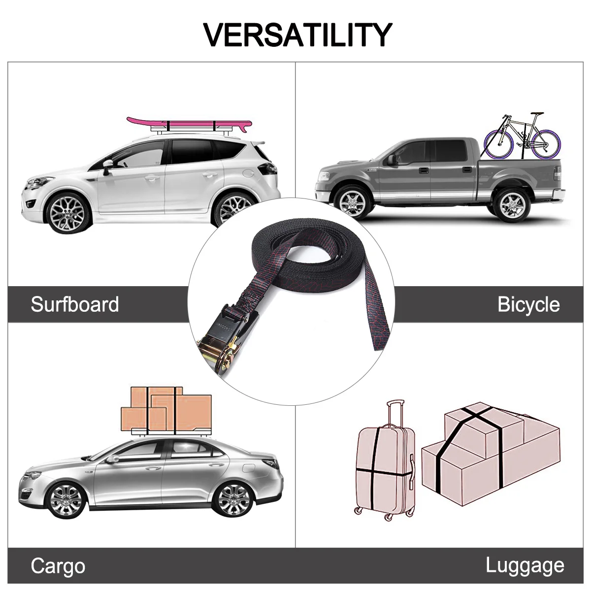 4x6 м/5 м 25 мм застежка для ремня с храповым механизмом ремни металлической пряжкой