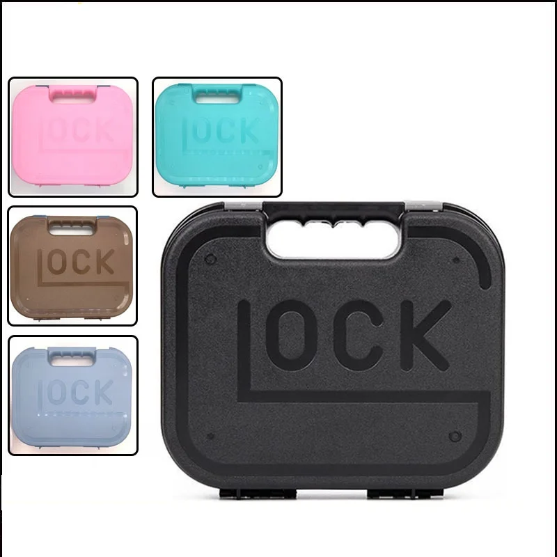 

GLOCK P1 Portable Plastic Shell Box Moisture-Proof Box Toy Gun Box Outdoor Tactical Cs Box Water Bomb Gun For Hunting Tools
