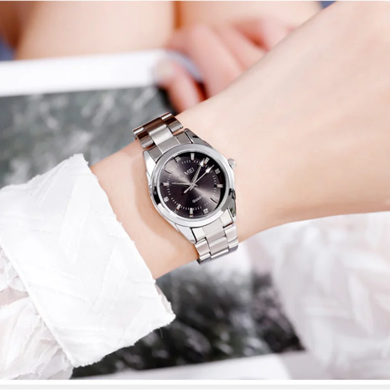 

Часы женские из нержавеющей стали, с браслетом