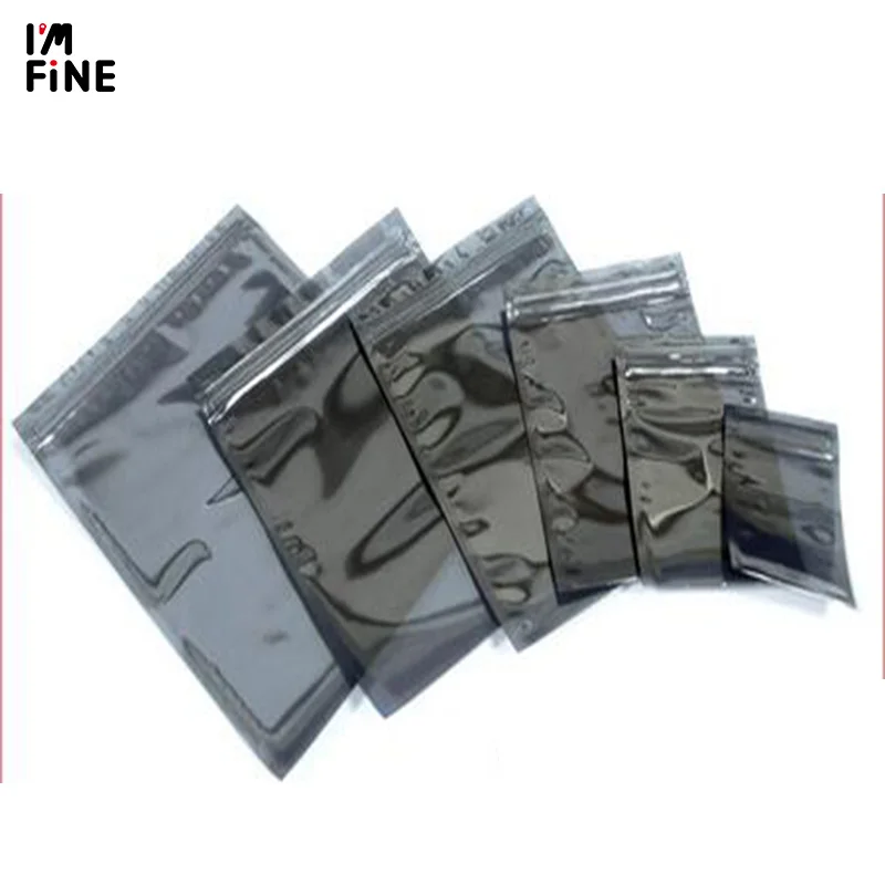 Антистатический алюминиевый пакет для хранения 100 шт./лот перезаряжаемый