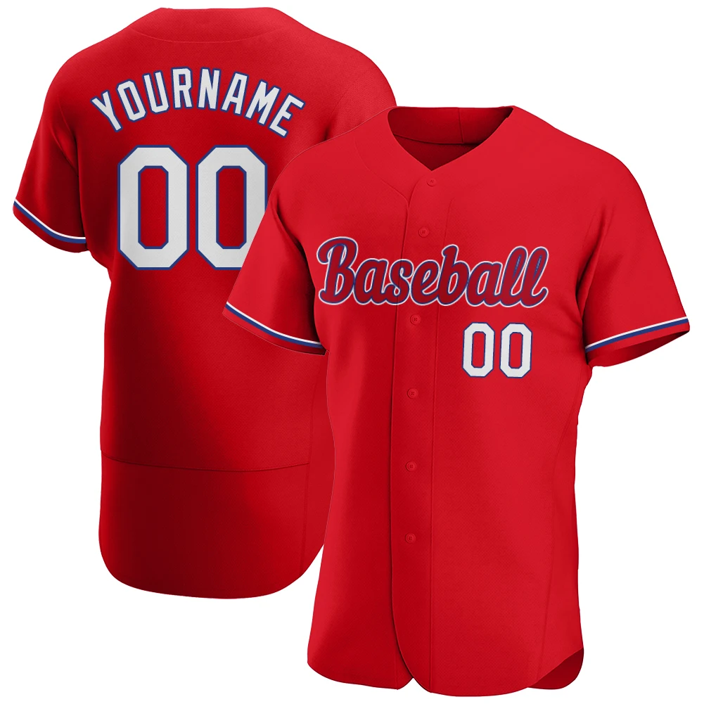 

Бейсбольные футболки на заказ Печать имени номер для взрослых/детей дизайн вашей собственной спортивной большой размер бейсбольной рубашк...