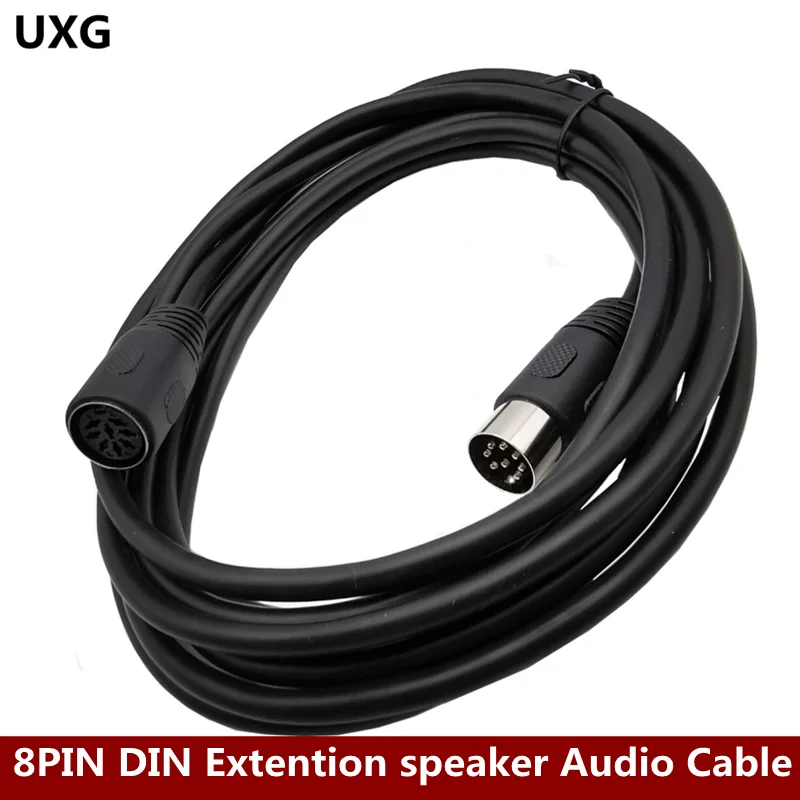 Аудиокабель для динамика 8 контактный разъем папа мама 0 5 м 1 3 м|Компьютерные