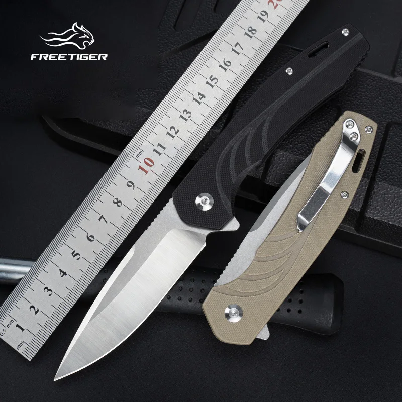 Складной нож FREETIGER FT706 D2 Клинок G10 тактические походные ножи для повседневного
