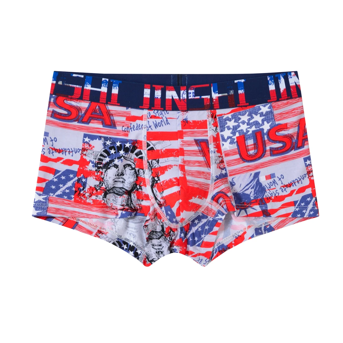 Mens Bamboo Short Print Boxers Fashion Comfortable Soft Breathable Men's Trunk Sexy Mens Panties 2021 New