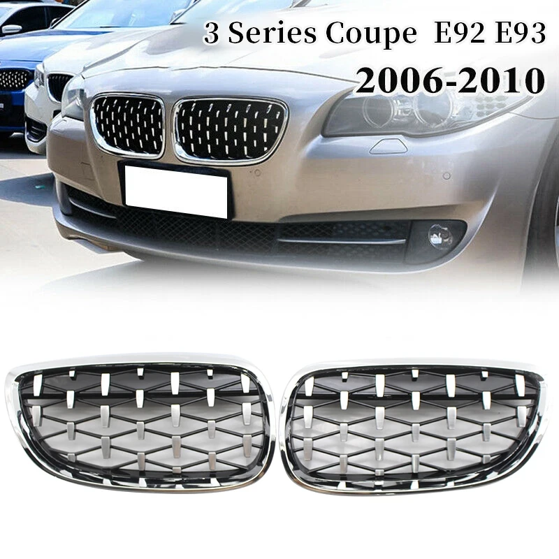 Передний гриль для почек передняя Алмазная решетка капота метеоритный BMW серии 3