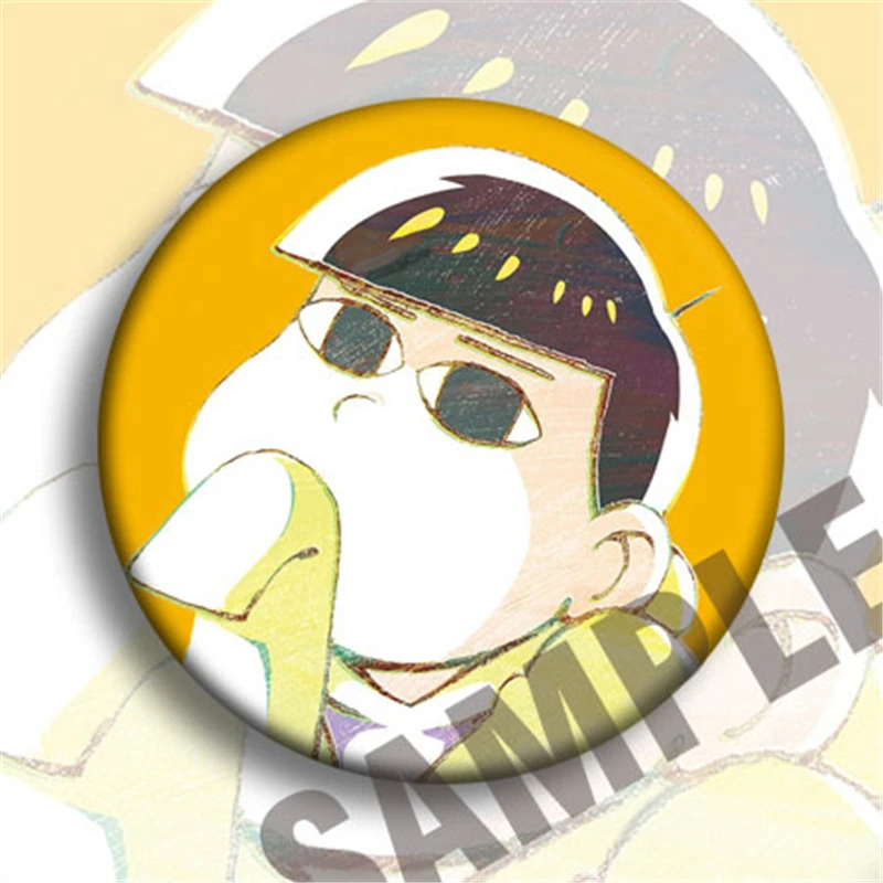Аниме Osomatsu-san мультфильм значок брошь Косплей Аксессуары Булавки для рюкзака