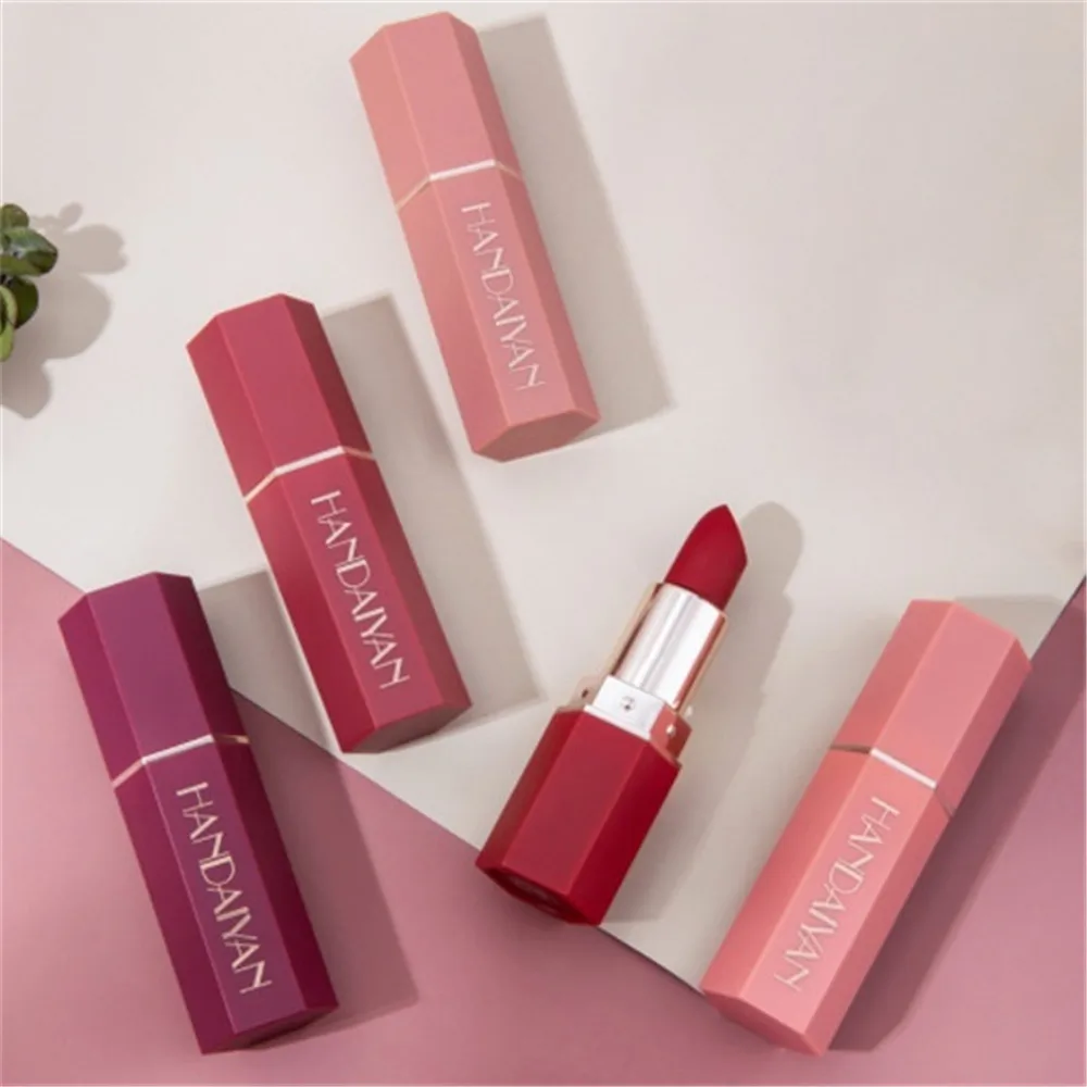 Помада для макияжа Профессиональная Матовая разноцветная долговечная