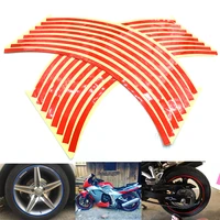 universal car motorcycle wheel sticker reflective rim stripe tape for honda pcx125 pcx150 cbr125r cbr150r cb650f cbr650f cbr250r