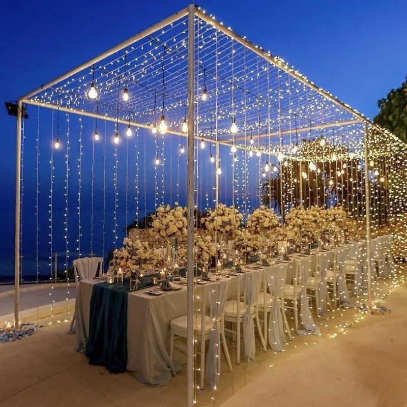 Светодиодная уличная гирлянда с управлением 10-100 м волшебная световая цепочка