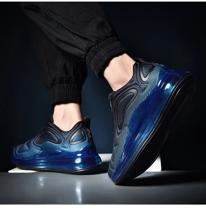 VESONAL Brand Comfort Lycra Sneakers Men Casual Shoes For Adult Hot New Autumn Air Cushion Running Shoes Male Footwear Non Slip